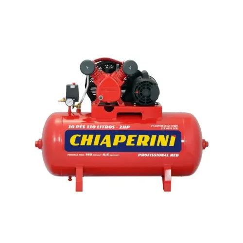 Compressor de ar elétrico Chiaperini Profissional Red 10/110 Red 110L 2hp 220V