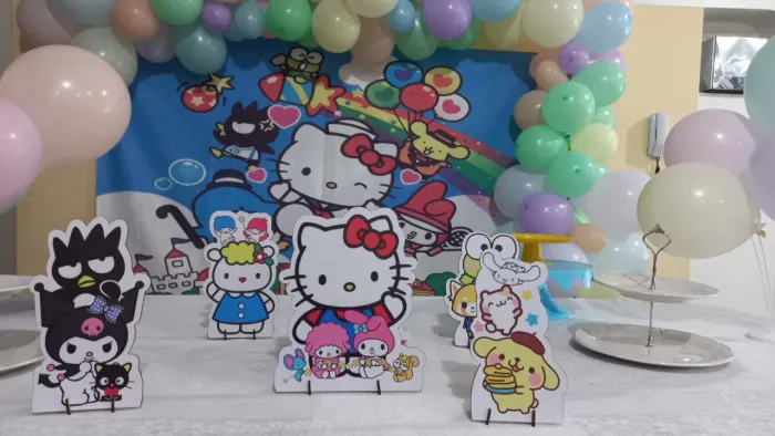 Painel de festa Hello Kitty