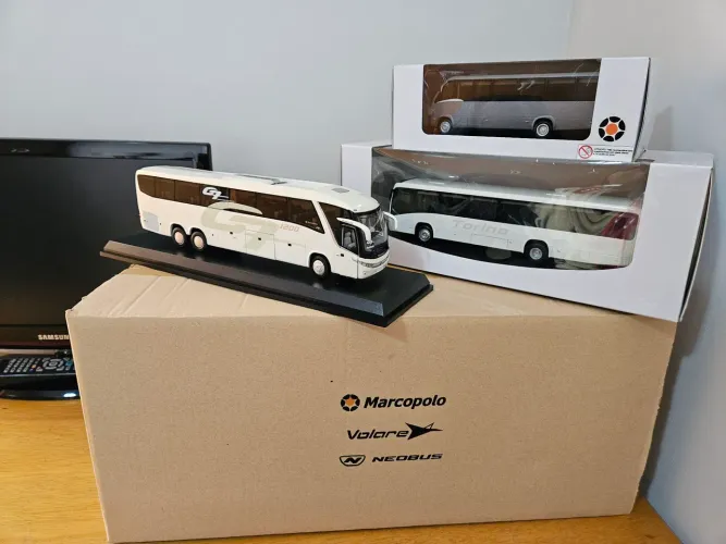 3 Miniaturas Marcopolo Paradiso G7 Torino Volare