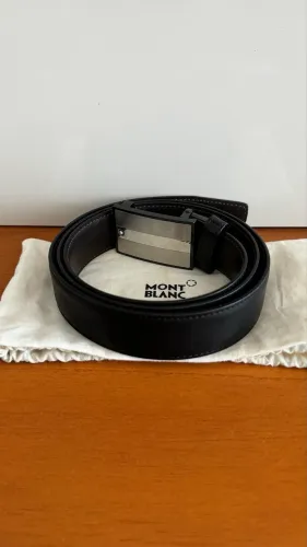 Cinto reversível Montblanc marrom/preto Original com Nota Fiscal