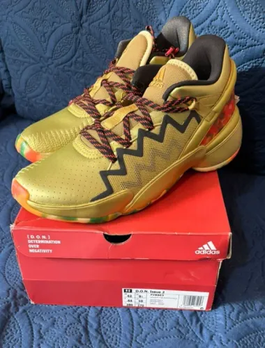 Tênis Adidas D.O.N. Issue 2 - Dourado