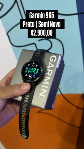 Aparelho Seminovo: Garmin 965 - Preto - R$ 2.900,00