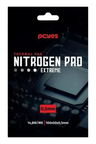 Thermal Pad Nitrogen Extreme 100x50x 0,5mm Pcyes -14,8w/mk Loja Coimbra Computadores 