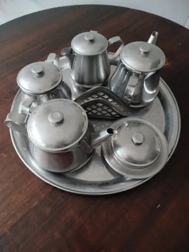 Jogo de café em inox