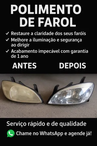 ? Polimento de Farol Profissional ?