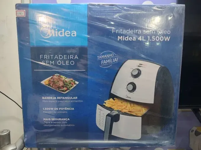 FRITADEIRA MIDEA SEM ÓLEO 4L 1.500W 430,00