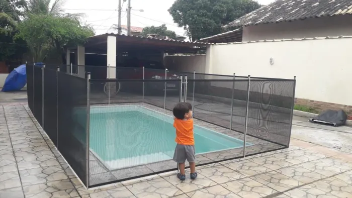 Cerca de piscina 100% Removível