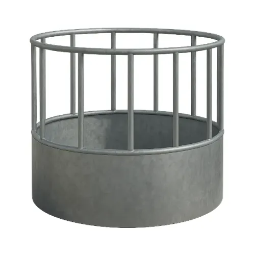 ALIMENTADOR REDONDO PARA GADO - EM AÇO GALVANIZADO | RESISTENTE E EFICIENTE