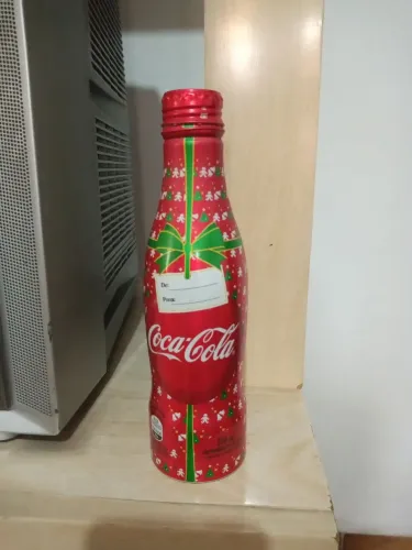 Garrafa Coca-Cola Edição Especial Natalina Decorativa