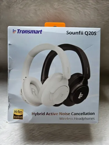 Fone Bluetooth Tronsmart Sounfii Q20S<br>Bateria com duração de 60 horas