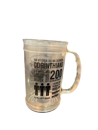 Caneca Corinthians Vintage De Acrílico ,comemorativa
