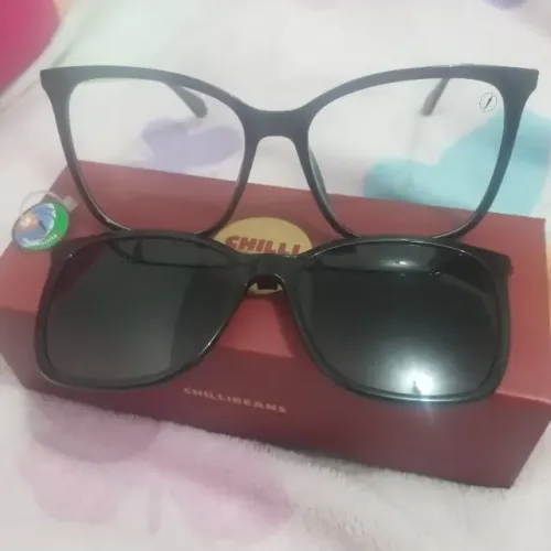 Armação multi para óculos de grau feminino original Chilli Beans nova, acompanha N. Fiscal