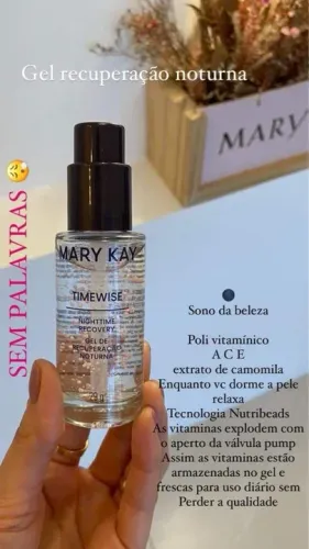 Gel recuperador noturno mary kay 