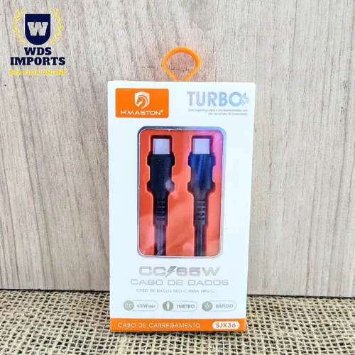 Cabo Carregador e Dados Celular Tipo C x Tipo C