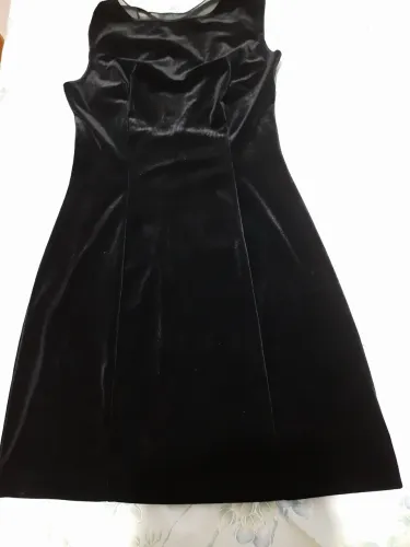 Vestido preto de veludo M