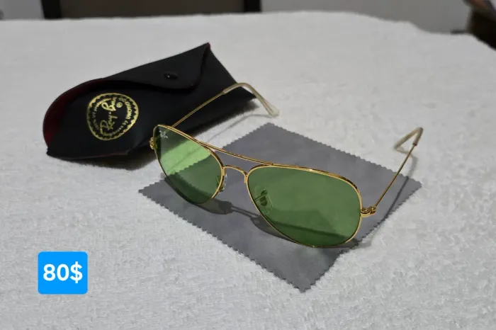 Óculos Rayban Aviador com lente de cristal