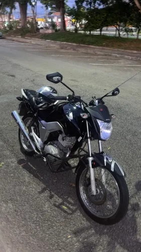 Moto Honda Fan 150 ES Preto 14/15 