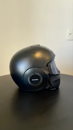 Capacete Shark RAW/Drak Blank Matt KMA 