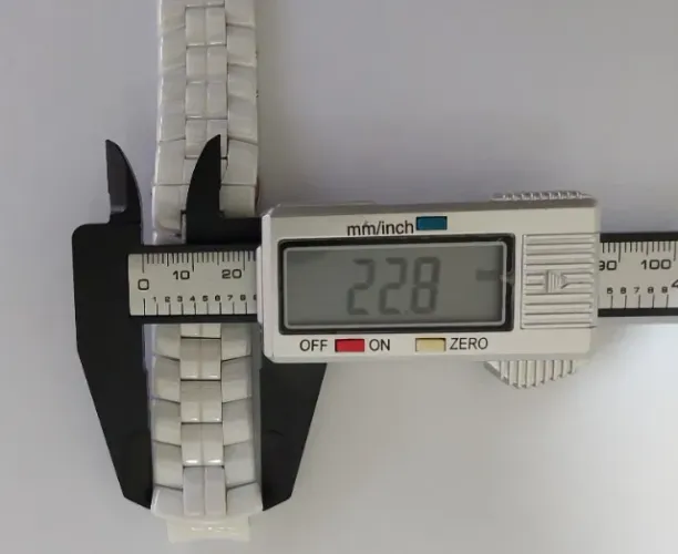 TECHNOMARINE:  PULSEIRA DE RELÓGIO DE CERÂMICA ORIGINAL!