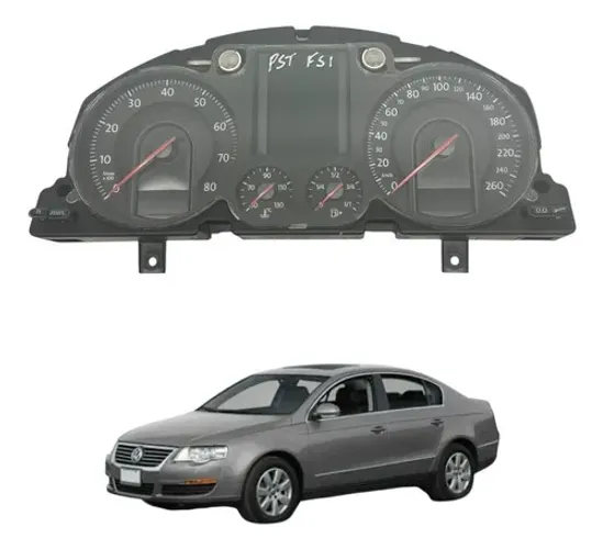 Painel Instrumentos Vw Passat 1.6 2006 2007 2008 2009 2010 Preto
