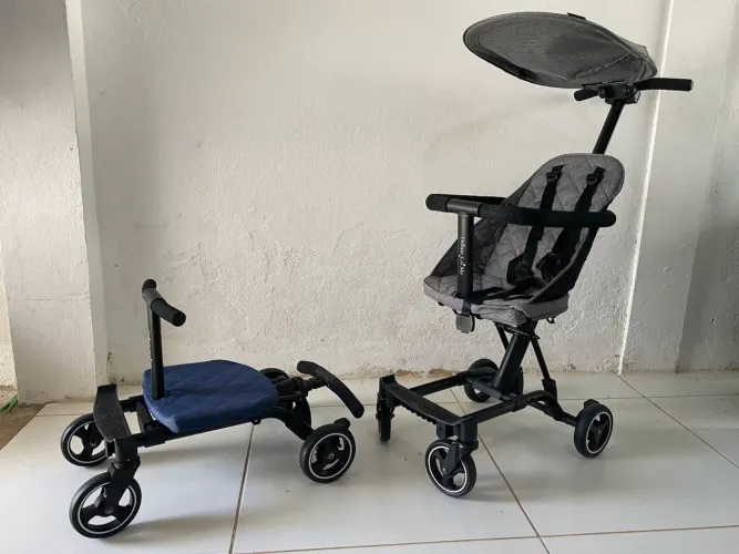 Carrinho de Passeio Dream On Me Coast Rider Cinza - Leve e Prático