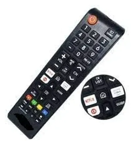 Controle Remoto Tv Samsung 4k Smart Netflix Prime