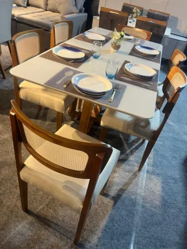 Conjunto de Mesa de Jantar Elegante