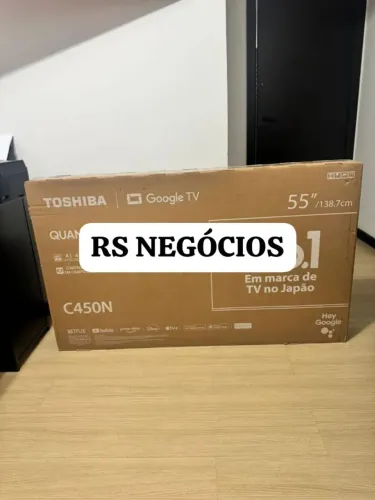 Smart Tv 55 Toshiba Qled TB035M, Lacrada + NF (Até 12x)