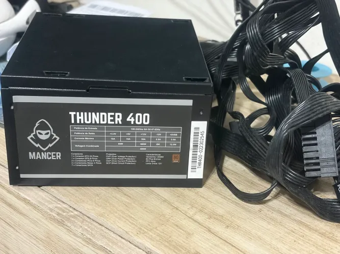 FONTE MANCER THUNDER 400W BRONZE 80 PLUS