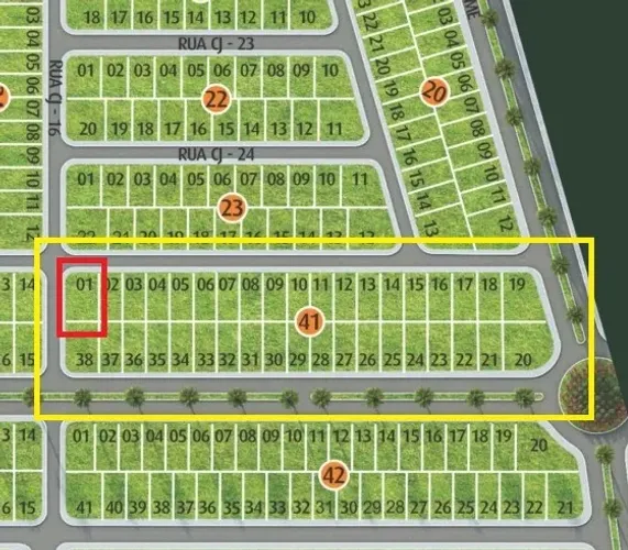 ÁGIO LOTE DE ESQUINA - RES. CAMPOS DO JORDÃO - 432 M²
