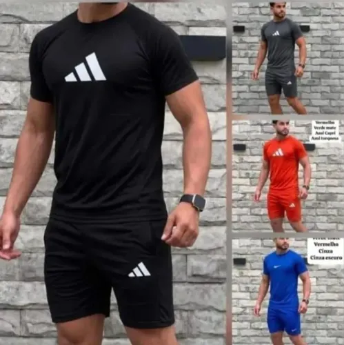 Conjunto masculino academia dry fit