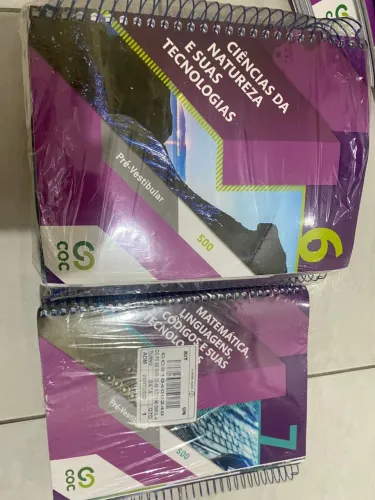 livros novos pra vestibular e enem