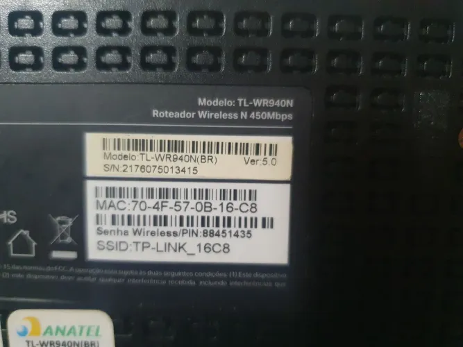 Roteador Tplink WR940N 4 portas giga