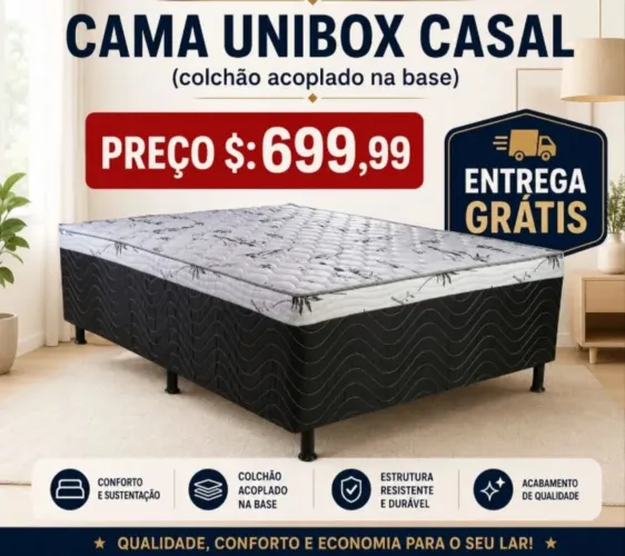 Mega promoção de Do Dia!!Cama box casal!!