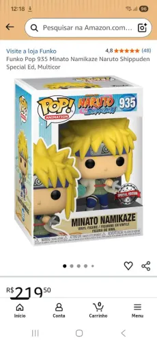 Funko Pop Naruto Shippuden - Minato Namikaze #935