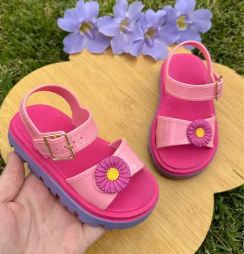 Sandália Infantil Margarida Pink