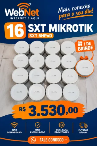Antena Mikrotik Routerboard Sxt Lite 5 Kit Com 16un