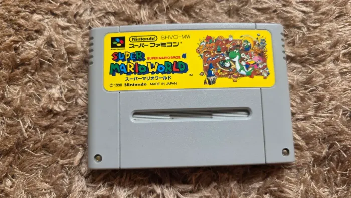 Super Mario World Japonês ORIGINAL Super Nintendo