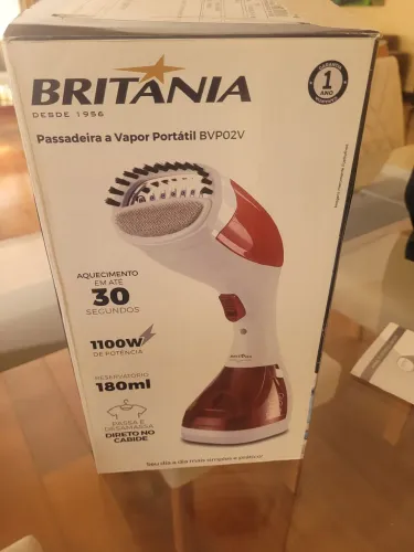 Passadeira a vapor portatil BRITANIA