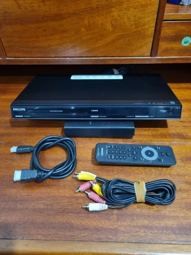 Dvd player philips com controle original funcionando perfeitamente