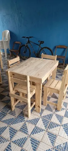 Mesas e cadeiras para jantar lanchonete bares pizzarias