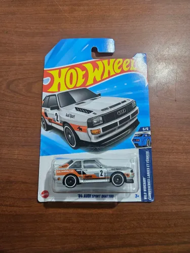 [TH] Hot Wheels '84 Audi Sport Quattro - Treasure Hunt TH PRATA - Raro Lacrado