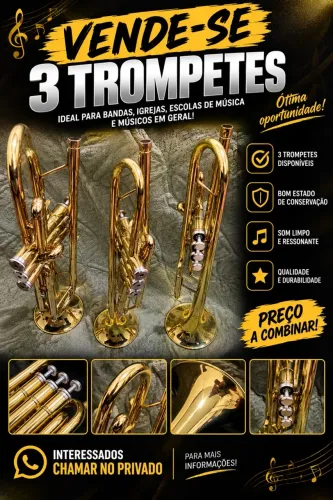 3 trompete novos