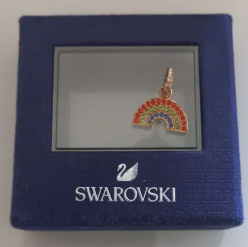 Pingente Arco íris Swarovski original 