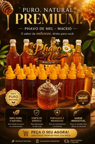 Mel Puro de Abelha Gastronômico