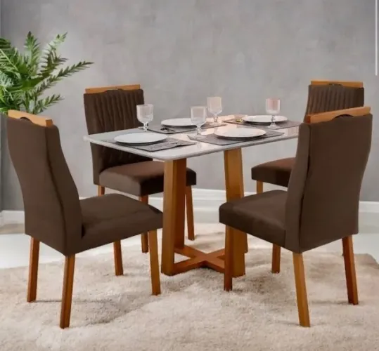 Conjunto de Jantar Florença 4 Lugares