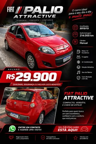 Fiat Palio Attractive 1.0 EVO Fire Flex 8V 5P 2013