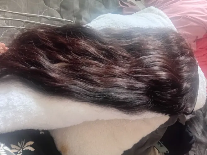 Cabelo natural tic tac 55 a 60 cm