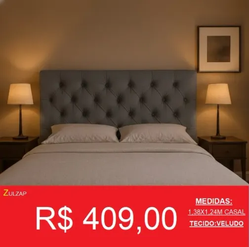 Cabeceira Cama de casal - entrega gratuita!!