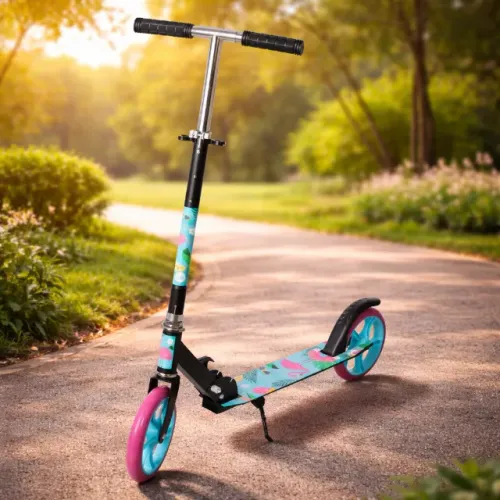 Patinete Infantil Adulto 2 Rodas Suporta Até 100kg Dobrável